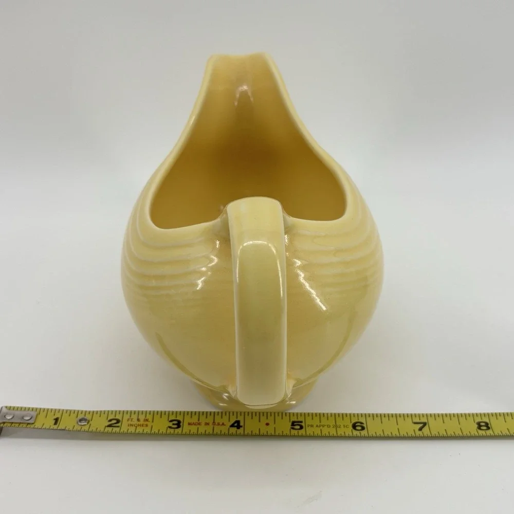 Vintage Fiesta Yellow Gravy Boat Fiestaware Homer Laughlin USA‎ 1997 Excellent